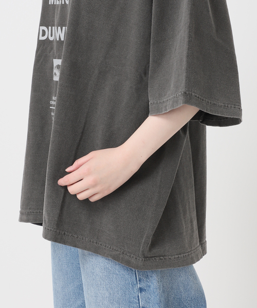 POET MEETS DUBWISE(ポエットミーツダブワイズ)の「《追加》POET MEETS DUBWISE LOOSE FIT LOGO Tシャツ(Tシャツ/カットソー・レディース・ブラック系その他/ホワイト・FREE)」の18枚目の写真