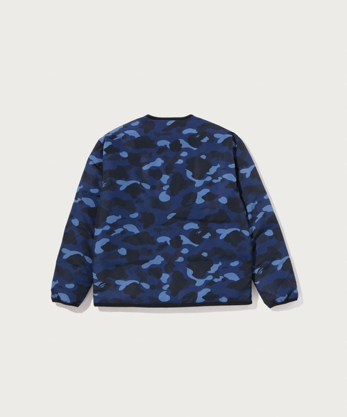 A BATHING APE(アベイシングエイプ)の「COLOR CAMO STA QUILTING REVERSIBLE LIGHT DOWN JACKET(ダウンジャケット/コート・メンズ・ブラック/パープル/ネイビー・X-LARGE/LARGE/SMALL/XX-LARGE/MEDIUM)」の5枚目の写真