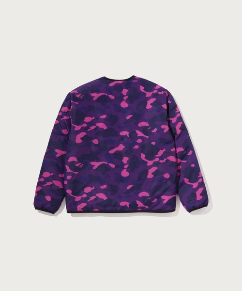 A BATHING APE(アベイシングエイプ)の「COLOR CAMO STA QUILTING REVERSIBLE LIGHT DOWN JACKET(ダウンジャケット/コート・メンズ・ブラック/パープル/ネイビー・X-LARGE/LARGE/SMALL/XX-LARGE/MEDIUM)」の6枚目の写真