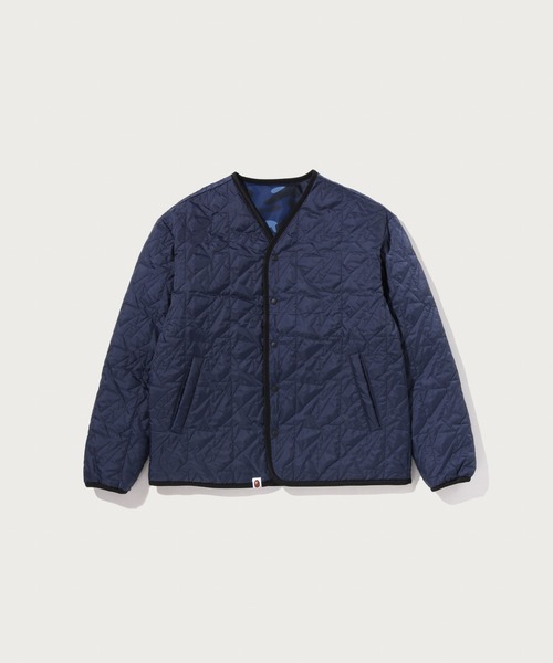 A BATHING APE(アベイシングエイプ)の「COLOR CAMO STA QUILTING REVERSIBLE LIGHT DOWN JACKET(ダウンジャケット/コート・メンズ・ブラック/パープル/ネイビー・X-LARGE/LARGE/SMALL/XX-LARGE/MEDIUM)」の11枚目の写真