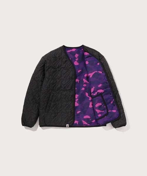 A BATHING APE(アベイシングエイプ)の「COLOR CAMO STA QUILTING REVERSIBLE LIGHT DOWN JACKET(ダウンジャケット/コート・メンズ・ブラック/パープル/ネイビー・X-LARGE/LARGE/SMALL/XX-LARGE/MEDIUM)」の15枚目の写真
