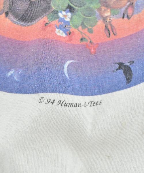 LABORATORY R（ラボラトリーアール）の「【USED】90's Hanes “human-i-tees” アニマル Tシャツ（Tシャツ/カットソー・メンズ・ホワイト・X-LARGE）」の4枚目の写真