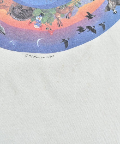 LABORATORY R（ラボラトリーアール）の「【USED】90's Hanes “human-i-tees” アニマル Tシャツ（Tシャツ/カットソー・メンズ・ホワイト・X-LARGE）」の5枚目の写真