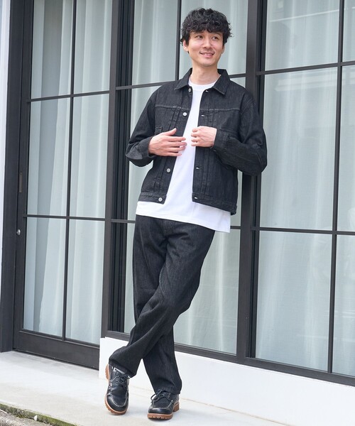 coen(コーエン)の「【C.DENIMS】5ポケットストレートデニムパンツ(デニムパンツ・メンズ・ブラック/ネイビー/コバルトブルー・XL/L/M/S)」の4枚目の写真