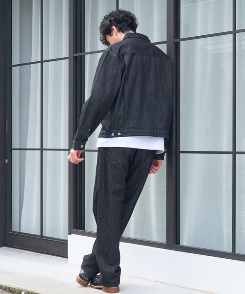 coen(コーエン)の「【C.DENIMS】5ポケットストレートデニムパンツ(デニムパンツ・メンズ・ブラック/ネイビー/コバルトブルー・XL/L/M/S)」の5枚目の写真