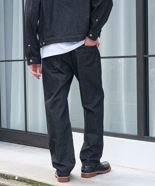 coen(コーエン)の「【C.DENIMS】5ポケットストレートデニムパンツ(デニムパンツ・メンズ・ブラック/ネイビー/コバルトブルー・XL/L/M/S)」の7枚目の写真