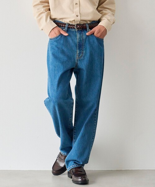 coen(コーエン)の「【C.DENIMS】5ポケットストレートデニムパンツ(デニムパンツ・メンズ・ブラック/ネイビー/コバルトブルー・XL/L/M/S)」の15枚目の写真