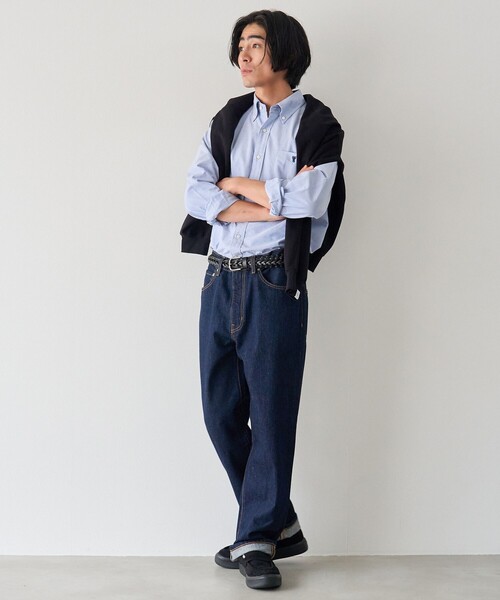 coen(コーエン)の「【C.DENIMS】5ポケットストレートデニムパンツ(デニムパンツ・メンズ・ブラック/ネイビー/コバルトブルー・XL/L/M/S)」の18枚目の写真