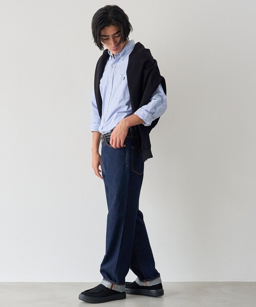 coen(コーエン)の「【C.DENIMS】5ポケットストレートデニムパンツ(デニムパンツ・メンズ・ブラック/ネイビー/コバルトブルー・XL/L/M/S)」の19枚目の写真