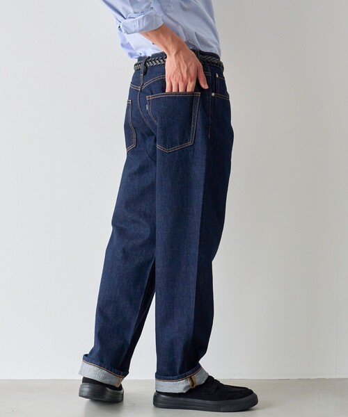 coen(コーエン)の「【C.DENIMS】5ポケットストレートデニムパンツ(デニムパンツ・メンズ・ブラック/ネイビー/コバルトブルー・XL/L/M/S)」の22枚目の写真