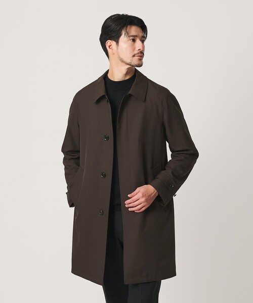 BEAUTY&YOUTH UNITED ARROWS(ビューティーアンドユースユナイテッドアローズ)の「【WEB限定 WARDROBE SMART】Reflax バルマカーンコート(ステンカラーコート・メンズ・ダークブラウン/ダークグレー/ブラック・S/M/L/XL)」の5枚目の写真