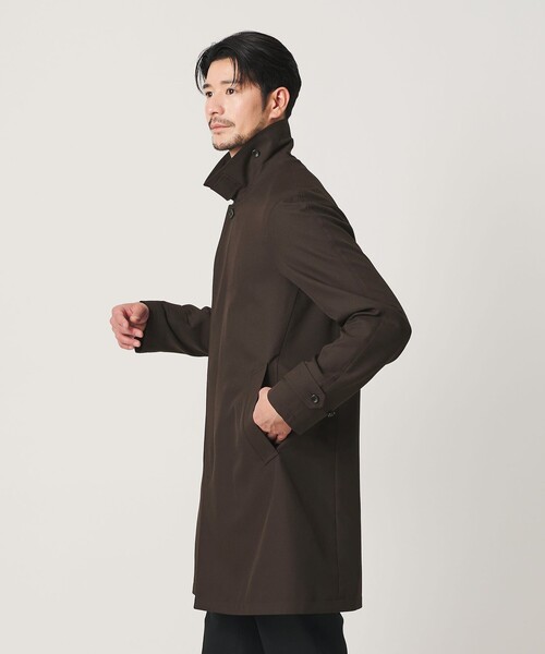 BEAUTY&YOUTH UNITED ARROWS(ビューティーアンドユースユナイテッドアローズ)の「【WEB限定 WARDROBE SMART】Reflax バルマカーンコート(ステンカラーコート・メンズ・ダークブラウン/ダークグレー/ブラック・S/M/L/XL)」の8枚目の写真