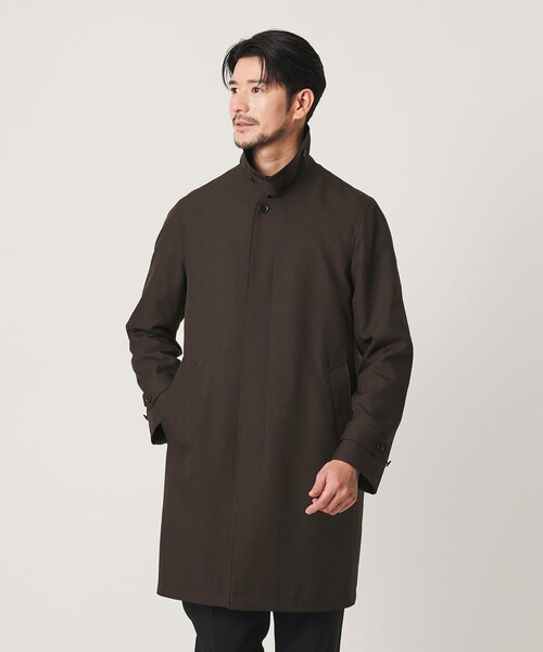 BEAUTY&YOUTH UNITED ARROWS(ビューティーアンドユースユナイテッドアローズ)の「【WEB限定 WARDROBE SMART】Reflax バルマカーンコート(ステンカラーコート・メンズ・ダークブラウン/ダークグレー/ブラック・S/M/L/XL)」の9枚目の写真