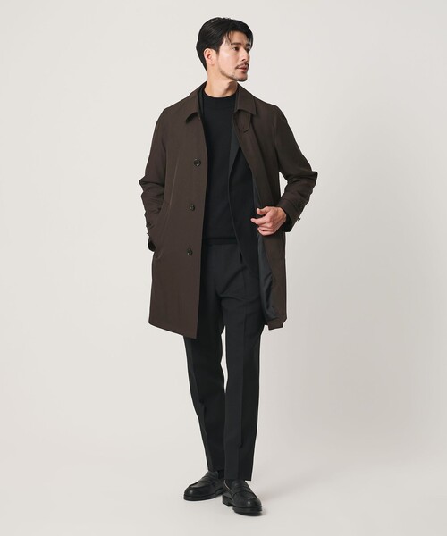BEAUTY&YOUTH UNITED ARROWS(ビューティーアンドユースユナイテッドアローズ)の「【WEB限定 WARDROBE SMART】Reflax バルマカーンコート(ステンカラーコート・メンズ・ダークブラウン/ダークグレー/ブラック・S/M/L/XL)」の10枚目の写真