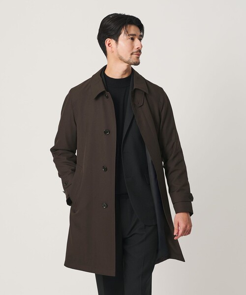 BEAUTY&YOUTH UNITED ARROWS(ビューティーアンドユースユナイテッドアローズ)の「【WEB限定 WARDROBE SMART】Reflax バルマカーンコート(ステンカラーコート・メンズ・ダークブラウン/ダークグレー/ブラック・S/M/L/XL)」の11枚目の写真