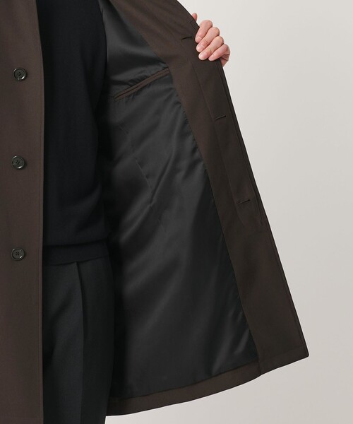 BEAUTY&YOUTH UNITED ARROWS(ビューティーアンドユースユナイテッドアローズ)の「【WEB限定 WARDROBE SMART】Reflax バルマカーンコート(ステンカラーコート・メンズ・ダークブラウン/ダークグレー/ブラック・S/M/L/XL)」の13枚目の写真