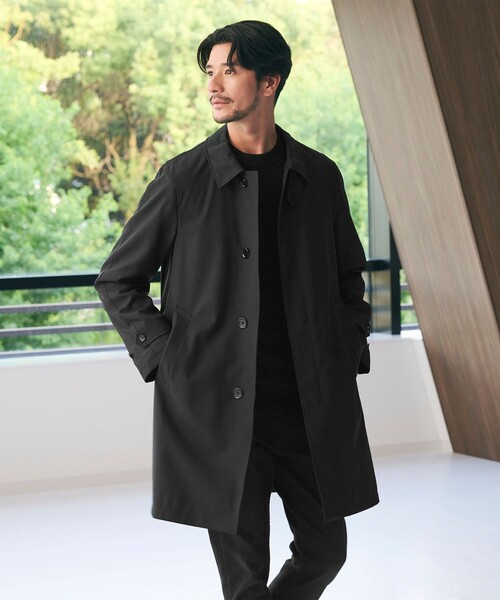 BEAUTY&YOUTH UNITED ARROWS(ビューティーアンドユースユナイテッドアローズ)の「【WEB限定 WARDROBE SMART】Reflax バルマカーンコート(ステンカラーコート・メンズ・ダークブラウン/ダークグレー/ブラック・S/M/L/XL)」の15枚目の写真