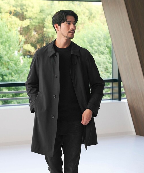 BEAUTY&YOUTH UNITED ARROWS(ビューティーアンドユースユナイテッドアローズ)の「【WEB限定 WARDROBE SMART】Reflax バルマカーンコート(ステンカラーコート・メンズ・ダークブラウン/ダークグレー/ブラック・S/M/L/XL)」の16枚目の写真