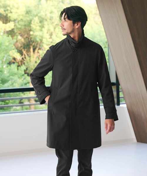 BEAUTY&YOUTH UNITED ARROWS(ビューティーアンドユースユナイテッドアローズ)の「【WEB限定 WARDROBE SMART】Reflax バルマカーンコート(ステンカラーコート・メンズ・ダークブラウン/ダークグレー/ブラック・S/M/L/XL)」の17枚目の写真