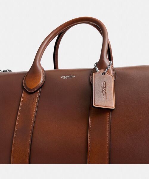 COACH(コーチ)の「コンパス バッグ 35・ラブド レザー(ドラムバッグ・メンズ・ブラウン系その他・ONE)」の8枚目の写真