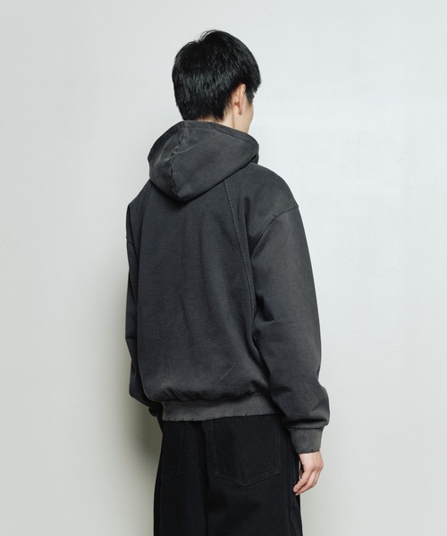 bal(バル)の「FADE COTTON ZIP HOODIE SWEAT(パーカー・メンズ・ブラック/ブラウン/レッド・3/2/1)」の6枚目の写真