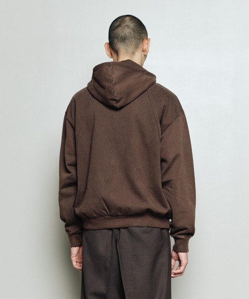 bal(バル)の「FADE COTTON ZIP HOODIE SWEAT(パーカー・メンズ・ブラック/ブラウン/レッド・3/2/1)」の11枚目の写真
