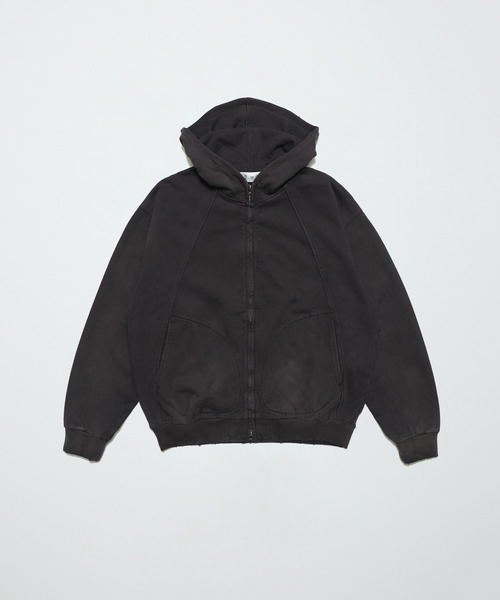 bal(バル)の「FADE COTTON ZIP HOODIE SWEAT(パーカー・メンズ・ブラック/ブラウン/レッド・3/2/1)」の15枚目の写真