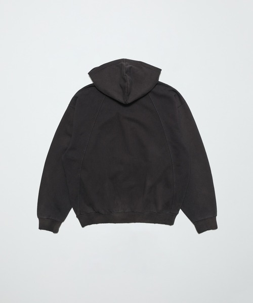 bal(バル)の「FADE COTTON ZIP HOODIE SWEAT(パーカー・メンズ・ブラック/ブラウン/レッド・3/2/1)」の16枚目の写真