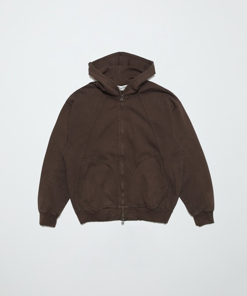 bal(バル)の「FADE COTTON ZIP HOODIE SWEAT(パーカー・メンズ・ブラック/ブラウン/レッド・3/2/1)」の17枚目の写真
