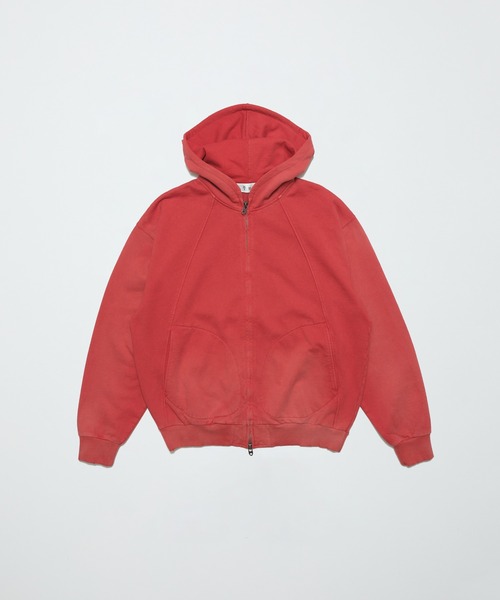 bal(バル)の「FADE COTTON ZIP HOODIE SWEAT(パーカー・メンズ・ブラック/ブラウン/レッド・3/2/1)」の19枚目の写真