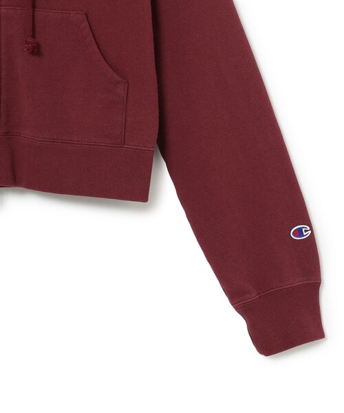 Champion(チャンピオン)の「【別注】Champion / ジップ フーデッド スウェット シャツ(スウェット・レディース・ブラック系その他/ワイン系1・ONE SIZE)」の7枚目の写真