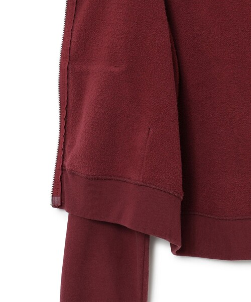 Champion(チャンピオン)の「【別注】Champion / ジップ フーデッド スウェット シャツ(スウェット・レディース・ブラック系その他/ワイン系1・ONE SIZE)」の8枚目の写真