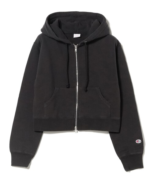 Champion(チャンピオン)の「【別注】Champion / ジップ フーデッド スウェット シャツ(スウェット・レディース・ブラック系その他/ワイン系1・ONE SIZE)」の12枚目の写真
