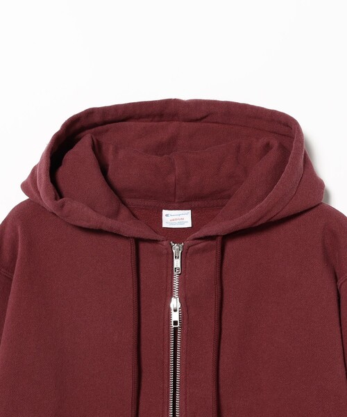 Champion(チャンピオン)の「【別注】Champion / ジップ フーデッド スウェット シャツ(スウェット・レディース・ブラック系その他/ワイン系1・ONE SIZE)」の16枚目の写真