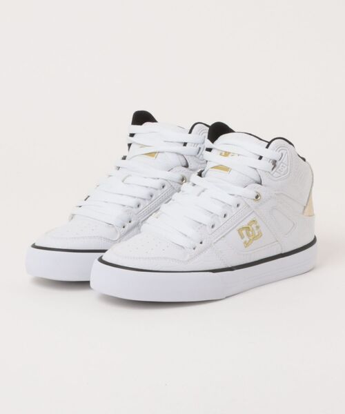 DC SHOES(ディーシーシューズ)の「DC SHOES メンズ PURE HIGH-TOP SE SN シューズ 【2026年秋冬モデル】/ハイカットスニーカー(スニーカー・メンズ・カモフラージュ/タン/ホワイト系その他・23cm/24cm/25cm/26cm/26.5cm/27cm/27.5cm/28cm/28.5cm/29cm)」の2枚目の写真