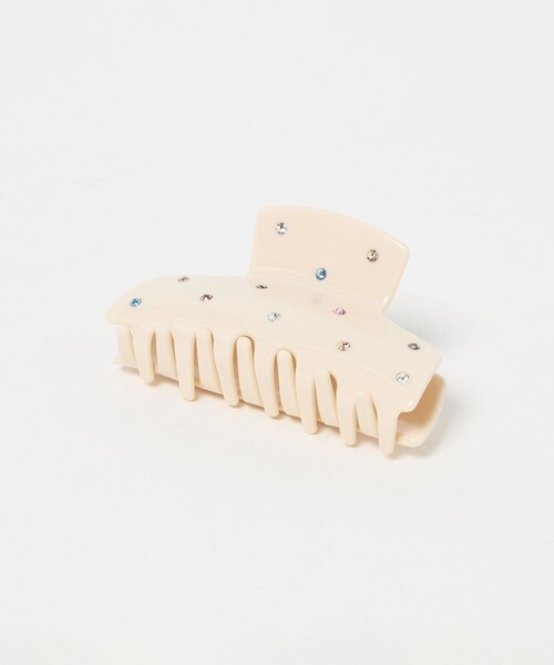BEAUTY&YOUTH UNITED ARROWS(ビューティーアンドユースユナイテッドアローズ)の「カラーストーン ヘアクリップ(バレッタ/ヘアクリップ・レディース・ナチュラル/ブラック・FREE)」の8枚目の写真