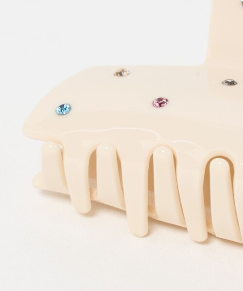 BEAUTY&YOUTH UNITED ARROWS(ビューティーアンドユースユナイテッドアローズ)の「カラーストーン ヘアクリップ(バレッタ/ヘアクリップ・レディース・ナチュラル/ブラック・FREE)」の9枚目の写真