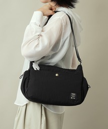 【moz(モズ)】軽量 軽撥水 ボンディング ショルダーバッグ B5サイズ収納可 6.5L ZZQK-03