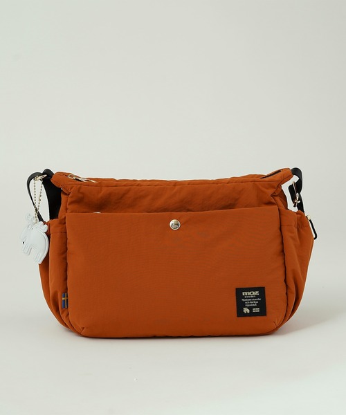 moz(モズ)の「【moz(モズ)】軽量 軽撥水 ボンディング ショルダーバッグ B5サイズ収納可 6.5L ZZQK-03(ショルダーバッグ・レディース・ベージュ/ブラック/オレンジ/ブルーグレー・ONE SIZE)」の22枚目の写真