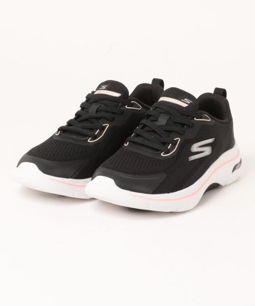 SKECHERS(スケッチャーズ)の「SKECHERS スケッチャーズ GO WALK ARCH FIT 2.0-CASSY【ワイド/幅広4E】レディーススニーカー(ゴーウォークアーチフィット2.0) 125346W(スニーカー・レディース・ブラック系その他/パープル系その他/グレー系その他・22.5cm/23.0cm/23.5cm/24.0cm/24.5cm/25.0cm)」の1枚目の写真
