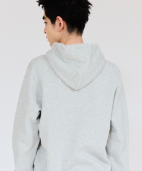 HANES(ヘインズ)の「【Hanes/ヘインズ】メンズ Hanes SWEATS MOKU スウェットフーディー(パーカー・メンズ・ヘザーグレー・LARGE/X-LARGE/MEDIUM)」の3枚目の写真