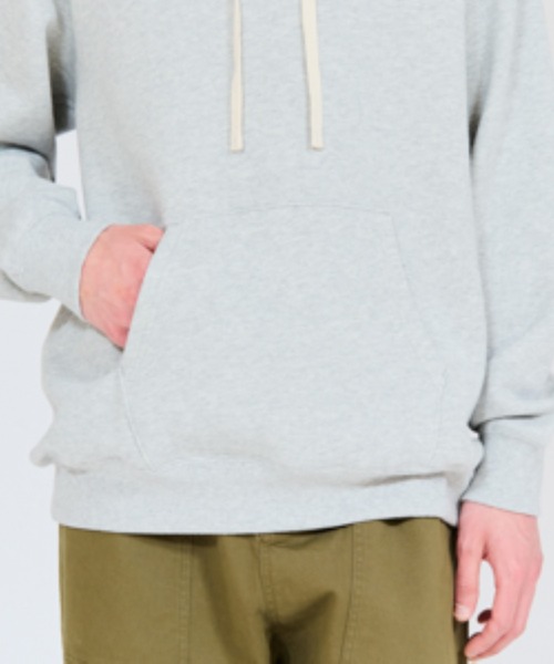 HANES(ヘインズ)の「【Hanes/ヘインズ】メンズ Hanes SWEATS MOKU スウェットフーディー(パーカー・メンズ・ヘザーグレー・LARGE/X-LARGE/MEDIUM)」の4枚目の写真
