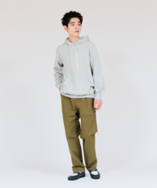 HANES(ヘインズ)の「【Hanes/ヘインズ】メンズ Hanes SWEATS MOKU スウェットフーディー(パーカー・メンズ・ヘザーグレー・LARGE/X-LARGE/MEDIUM)」の5枚目の写真
