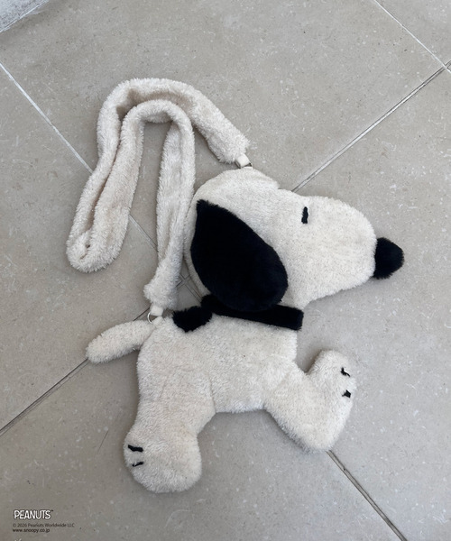 SNOOPY（スヌーピー）の「【PEANUTS】ラメボアダイカットポシェット（ショルダーバッグ・レディース・ブラック/ブラウン・FREE）」の8枚目の写真