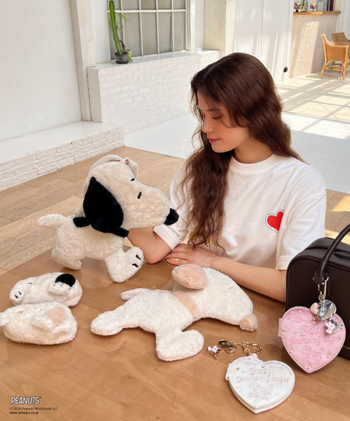 SNOOPY（スヌーピー）の「【PEANUTS】ラメボアダイカットポシェット（ショルダーバッグ・レディース・ブラック/ブラウン・FREE）」の11枚目の写真