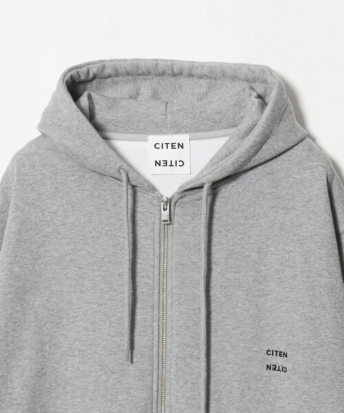 CITEN(シテン)の「<CITEN>フレンチミリタリーライトスウェットパーカー(パーカー・メンズ・グレー系/ブラック・M/L)」の4枚目の写真
