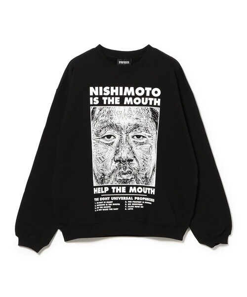 NISHIMOTO IS THE MOUTH(ニシモト イズ ザ マウス)の「【別注】NISHIMOTO IS THE MOUTH / NIM HTM SWEAT SHIRT(スウェット・メンズ・ブラック・L/XL/M)」の1枚目の写真