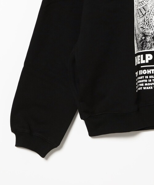 NISHIMOTO IS THE MOUTH(ニシモト イズ ザ マウス)の「【別注】NISHIMOTO IS THE MOUTH / NIM HTM SWEAT SHIRT(スウェット・メンズ・ブラック・L/XL/M)」の4枚目の写真