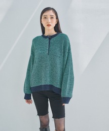 MOUL／ヘンリーボーダーニット　1069246