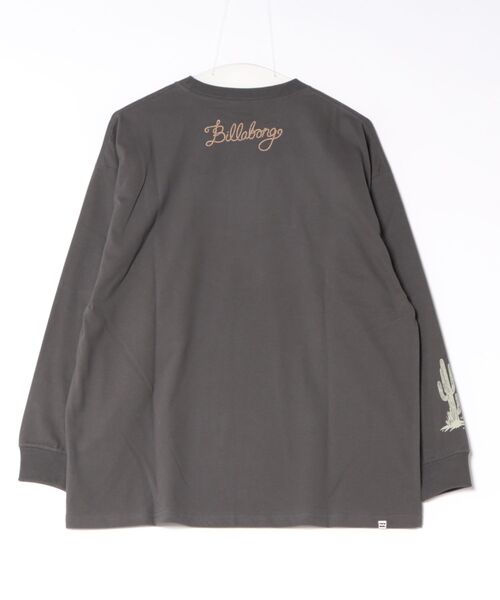 BILLABONG(ビラボン)の「BILLABONG ウィメンズ GLOBAL GRAPHIC LS TEE ロンT 【接触冷感】【LOOSE FIT】【2026年秋冬モデル】/ビラボンバックプリント・袖プリント長袖ロンt(Tシャツ/カットソー・レディース・アイボリー/イエロー系その他/オフホワイト・LARGE/MEDIUM)」の5枚目の写真